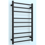 Heated Towel Rail Square 9 Bar 1000Hx600Wx120D - Black